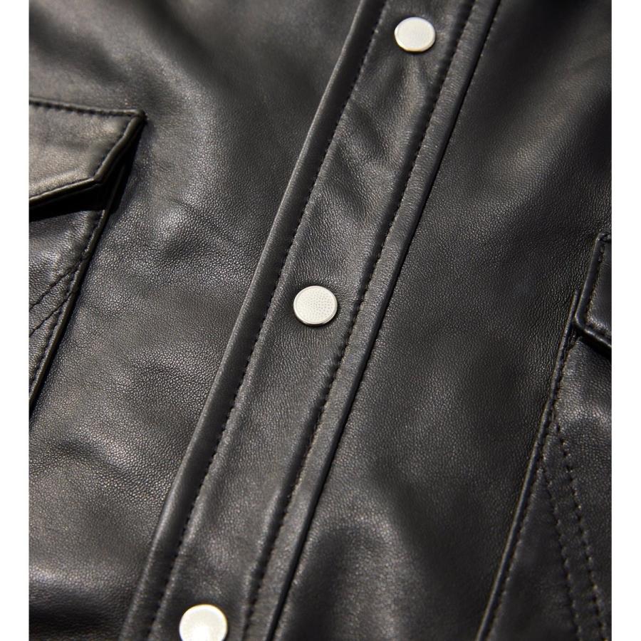 27MW LEATHER【シープレザー】/ウエスタンシャツの画像