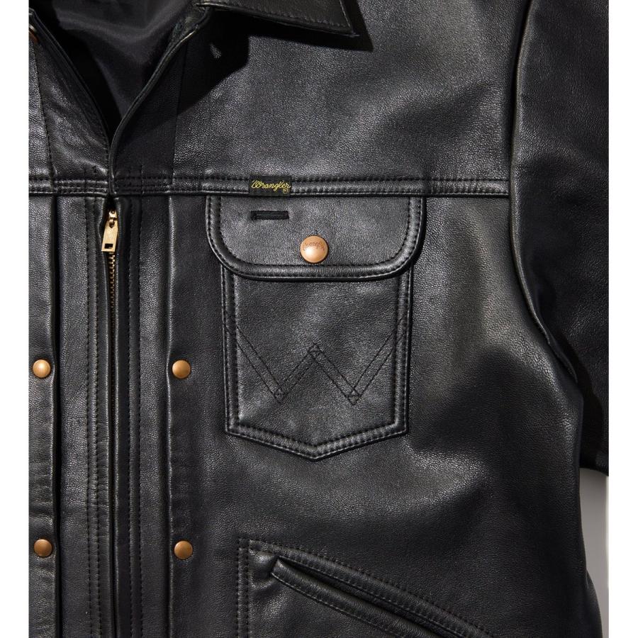 【希少】 wrangler ラングラー 24MJZ リアルレザー ジャケット 楽天市場】【ラングラー公式】24MJZ LEATHER【ゴートレザー