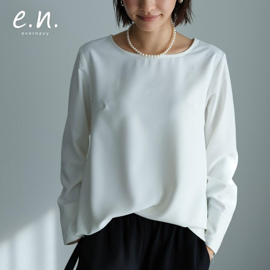 ダブル クロス Tブラウス evernavy エバーネイビー : マルイ(丸井