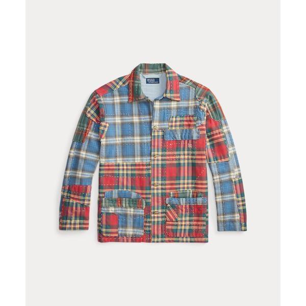 ラルフローレン　パッチワークポロシャツ￼ サイズM￼ POLO RALPH LAUREN（ポロ・ラルフローレン） パッチワーク チェック
