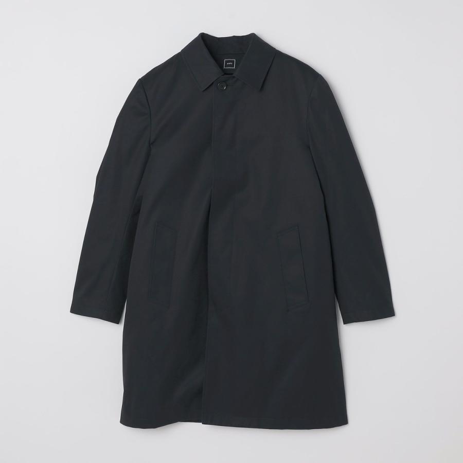 SCYE ベンタイルコットン　ステンカラーコート SHIPS（シップス） SHIPS: VENTILE(R) コットン ネイビー ステンカラー
