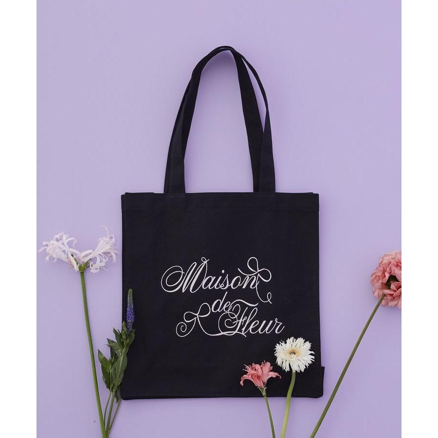 Maison de FLEUR（メゾンドフルール） 【A4対応】ブランドロゴ刺繍