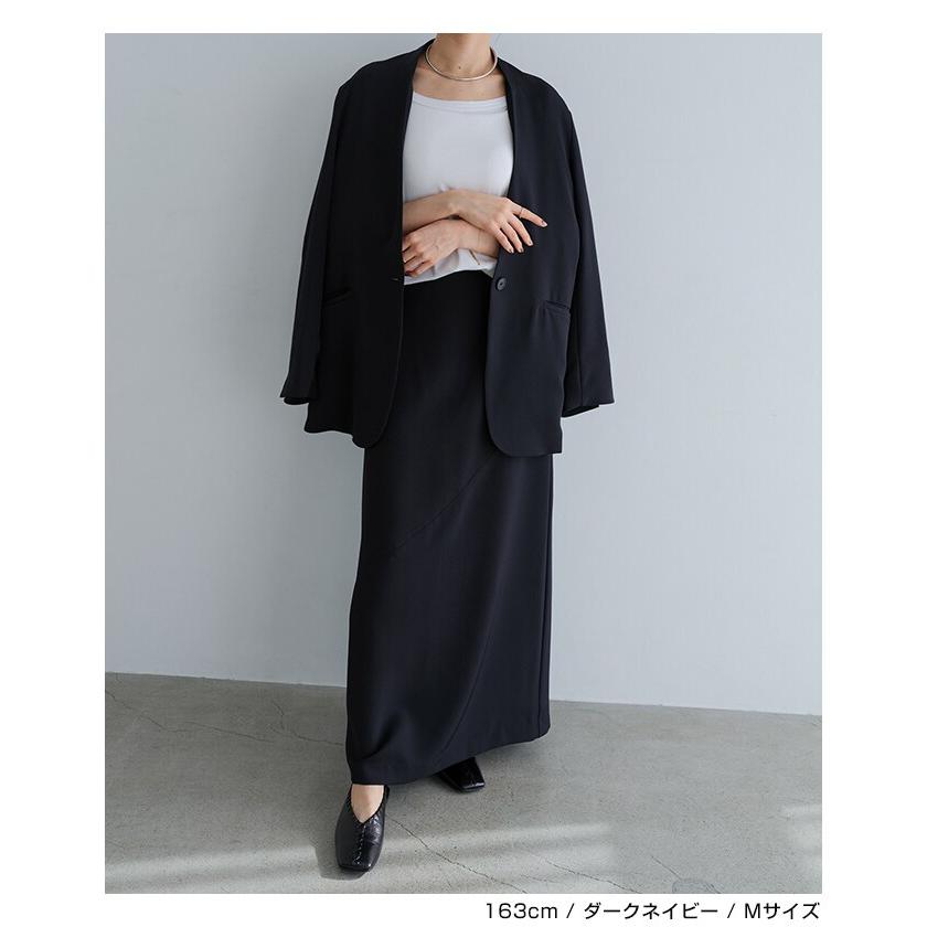 ノーカラー ジャケット evernavy エバーネイビー : マルイ(丸井)Yahoo