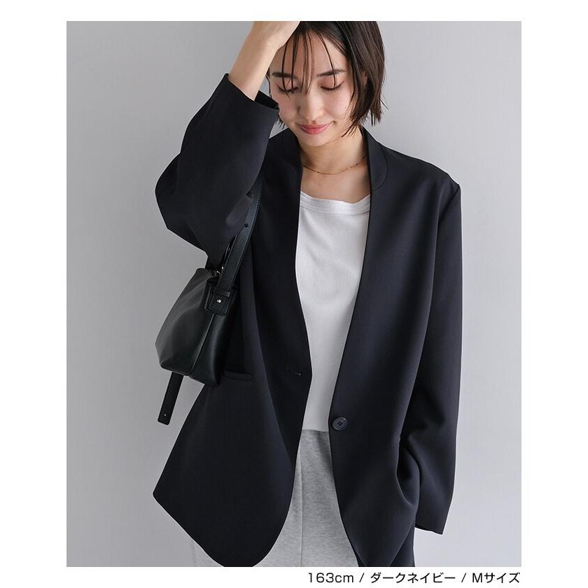 【新品未使用】evernavy ノーカラージャケット Lサイズ 完売商品 ノーカラー ジャケット evernavy エバーネイビー : マルイ(丸井)Yahoo