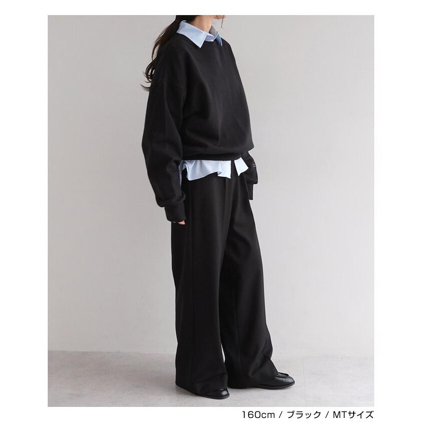 ウール混 スラックス パンツ evernavy エバーネイビー : マルイ(丸井