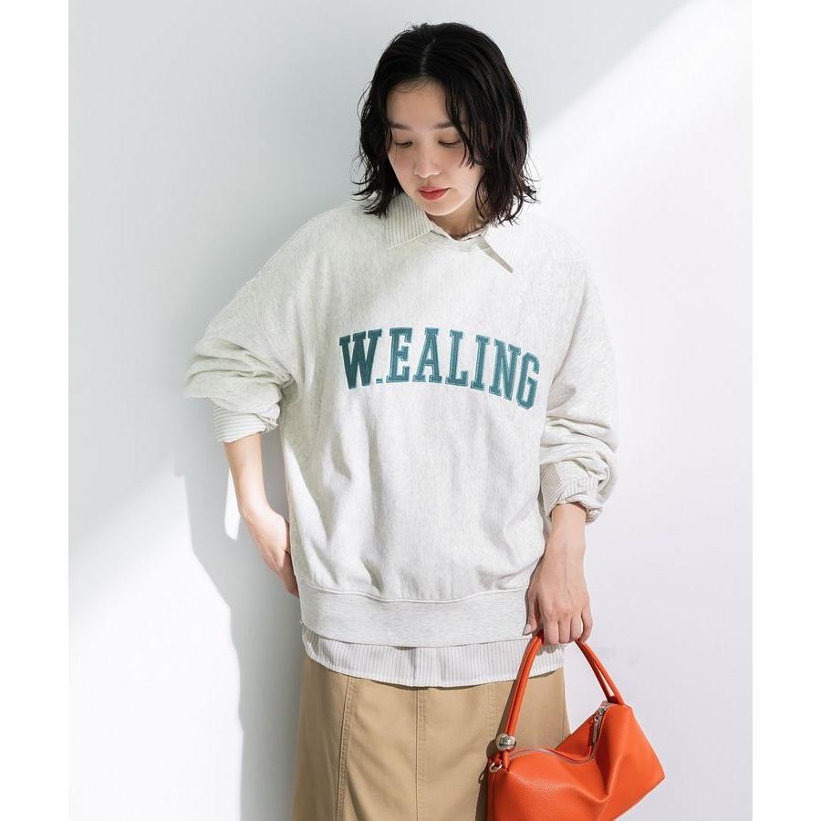 Green Parks（グリーンパークス） 刺しゅうロゴ裏毛プルオーバー