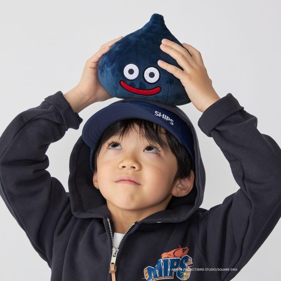 DQVIIR × SHIPS:110〜150cm ロゴ ZIP フーディー〈KIDS〉の画像