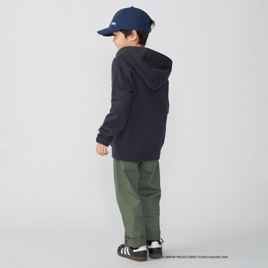 DQVIIR × SHIPS:110〜150cm ロゴ ZIP フーディー〈KIDS〉の画像