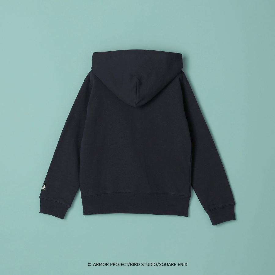 DQVIIR × SHIPS:110〜150cm ロゴ ZIP フーディー〈KIDS〉の画像