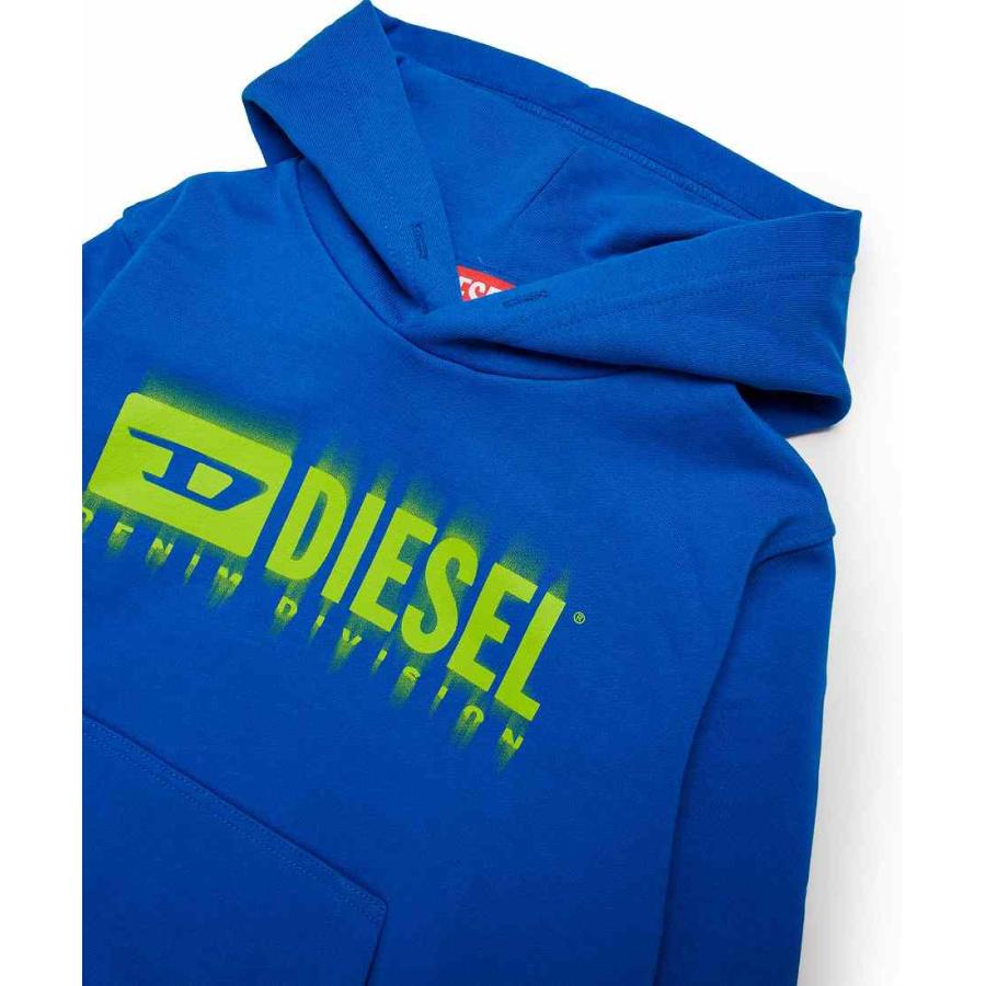 DIESEL(ディーゼル)Kids ＆ Junior ブランドロゴフーディーパーカーの画像