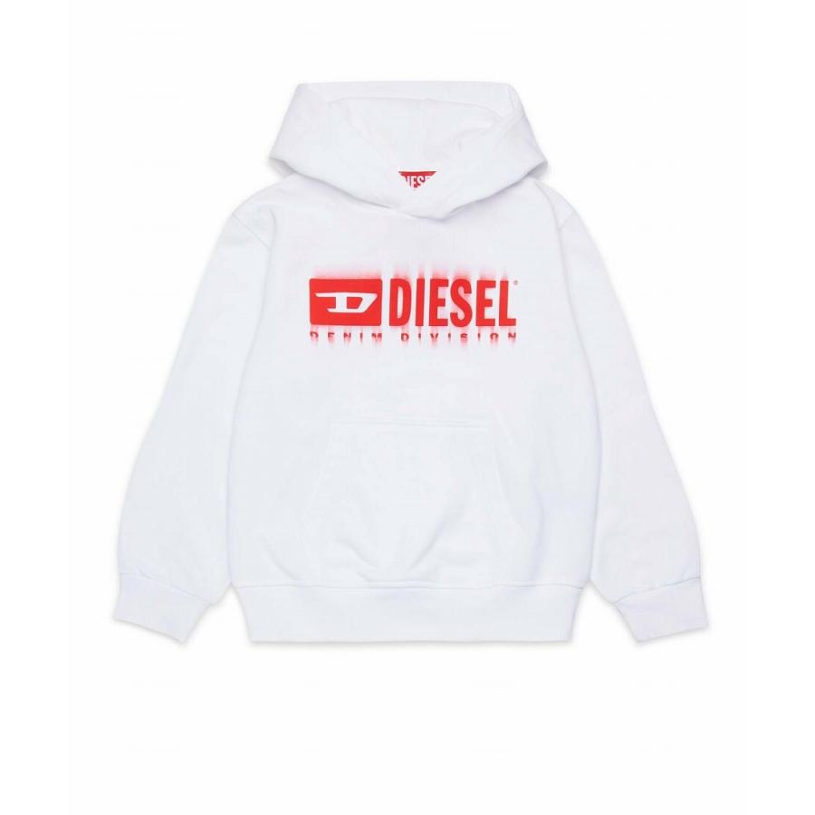 DIESEL(ディーゼル)Kids ＆ Junior ブランドロゴフーディーパーカーの画像