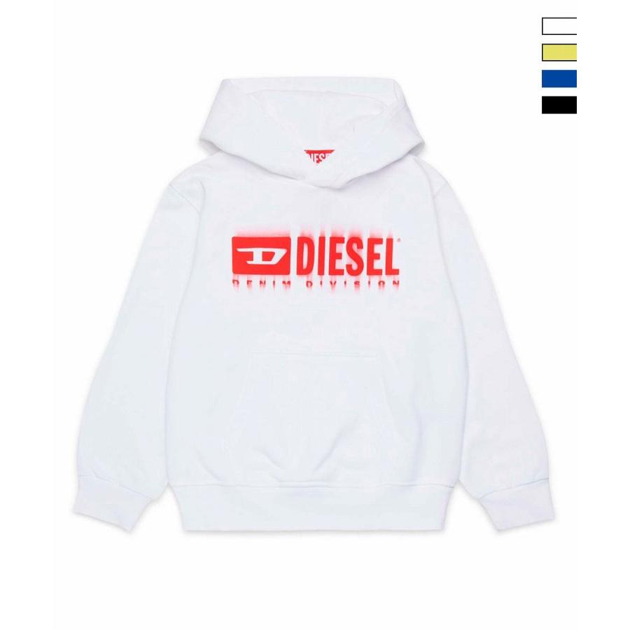 DIESEL(ディーゼル)Kids ＆ Junior ブランドロゴフーディーパーカーの画像
