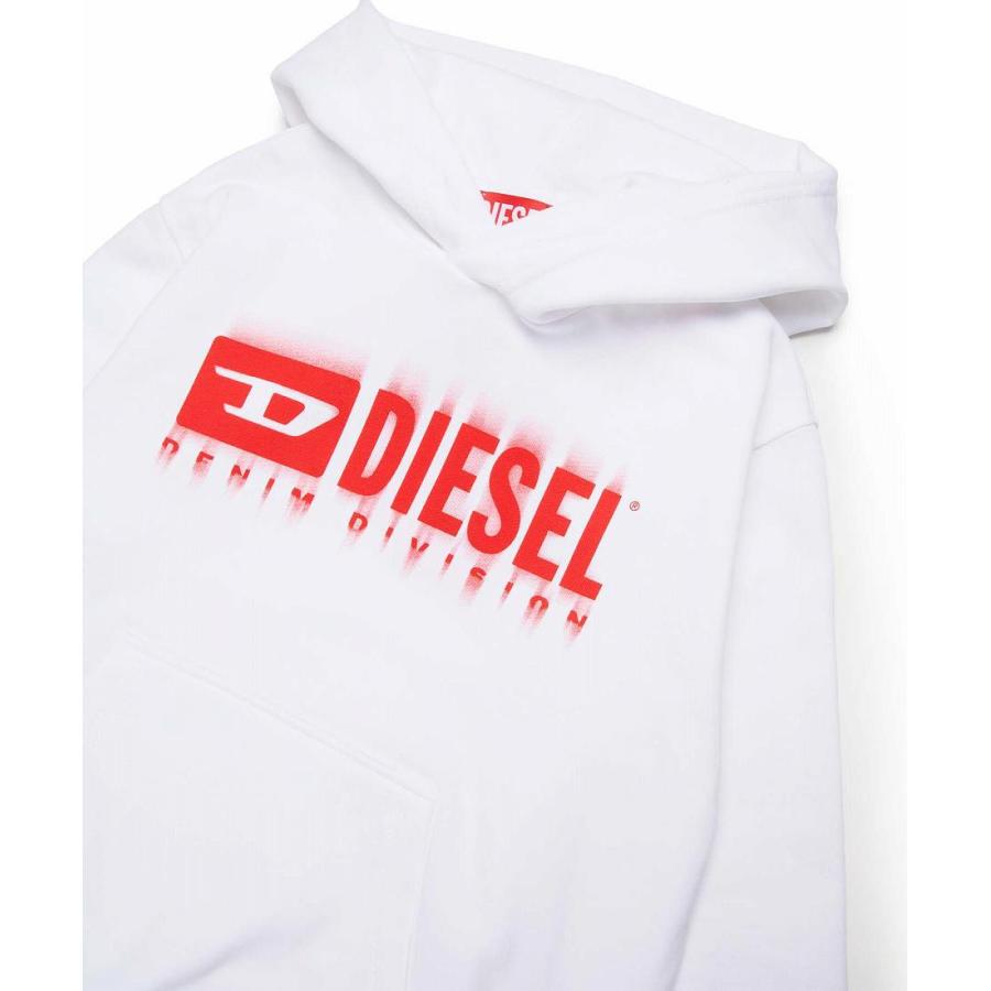 DIESEL(ディーゼル)Kids ＆ Junior ブランドロゴフーディーパーカーの画像