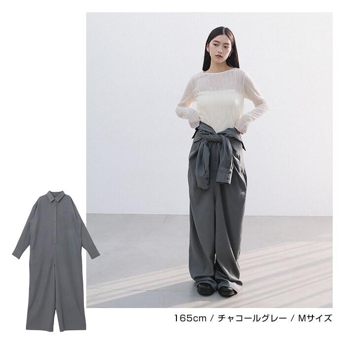 andme（アンドミー） 長袖 シャツ オールインワン : マルイ(丸井)Yahoo 