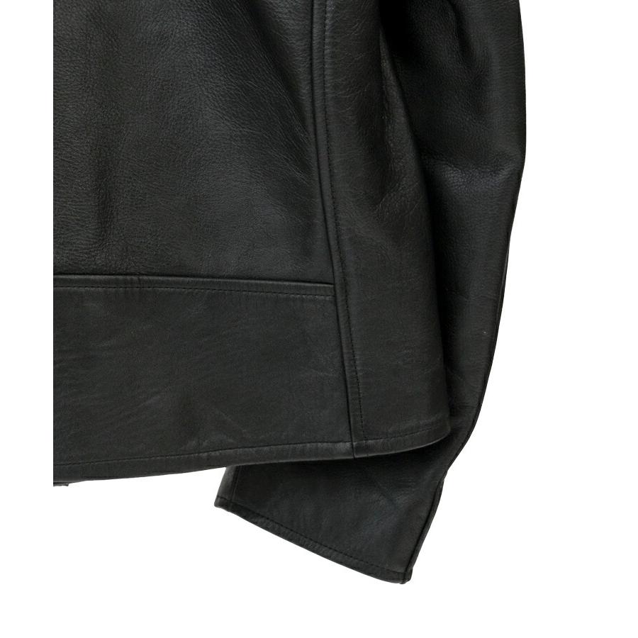 RACER JACKET / ブラックスムース [AMJ2402]の画像