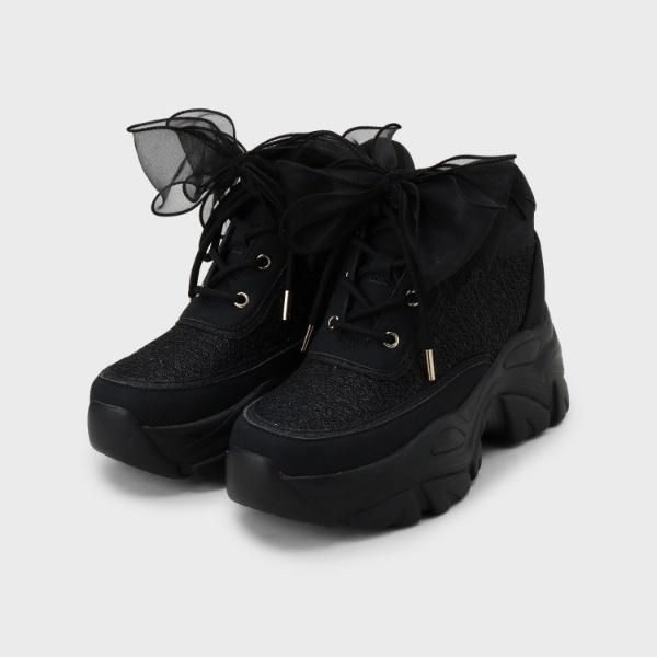 ESPERANZA（エスペランサ） きゅんフィットシフォンリボンスニーカー 
