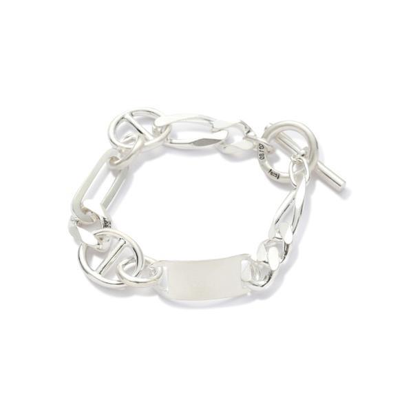 トゥエンティーエイティー／STERLING SILVER MIXED ANCHOR CHAIN BRの画像