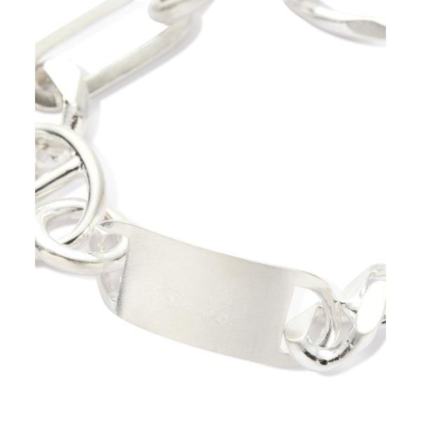 トゥエンティーエイティー／STERLING SILVER MIXED ANCHOR CHAIN BRの画像