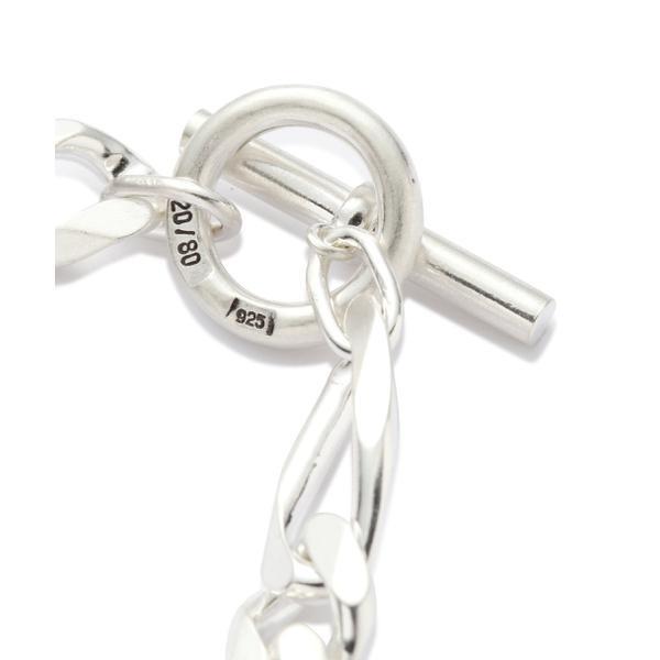 トゥエンティーエイティー／STERLING SILVER MIXED ANCHOR CHAIN BRの画像