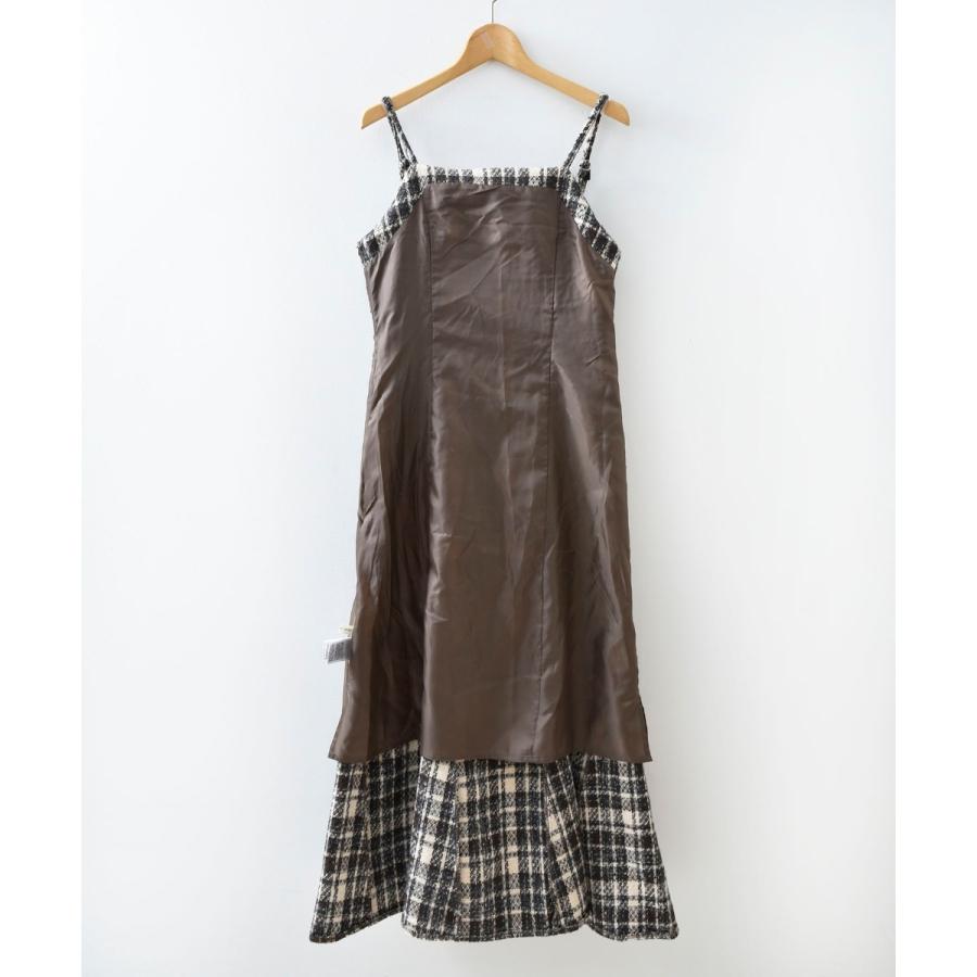 MAJESTIC LEGON（マジェスティックレゴン） チェックマーメイドキャミ