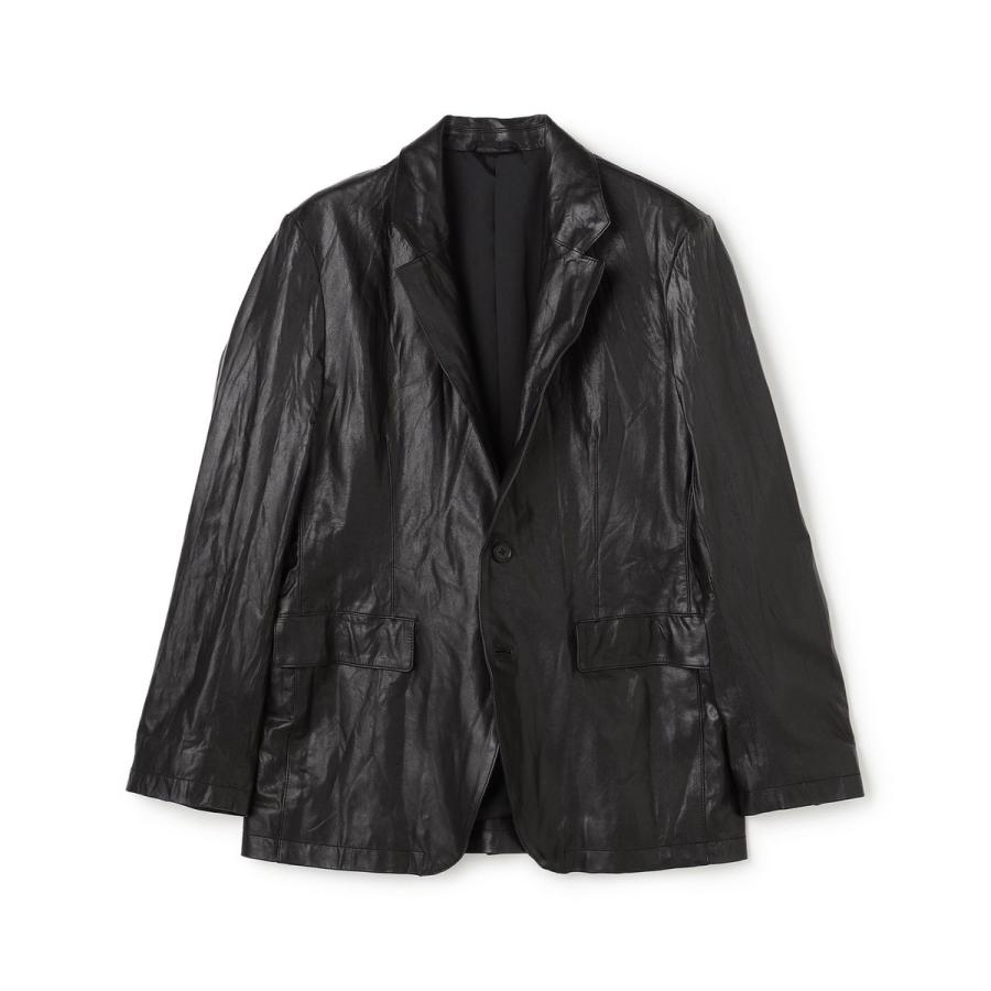 【洗い加工】シュリンクエアレザー 　ジャケットの画像