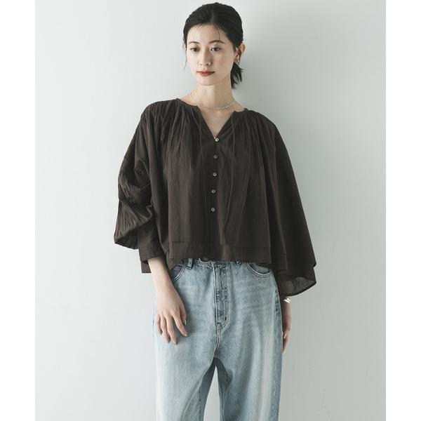 URBAN RESEARCH（アーバンリサーチ） コットンボイルギャザーショート