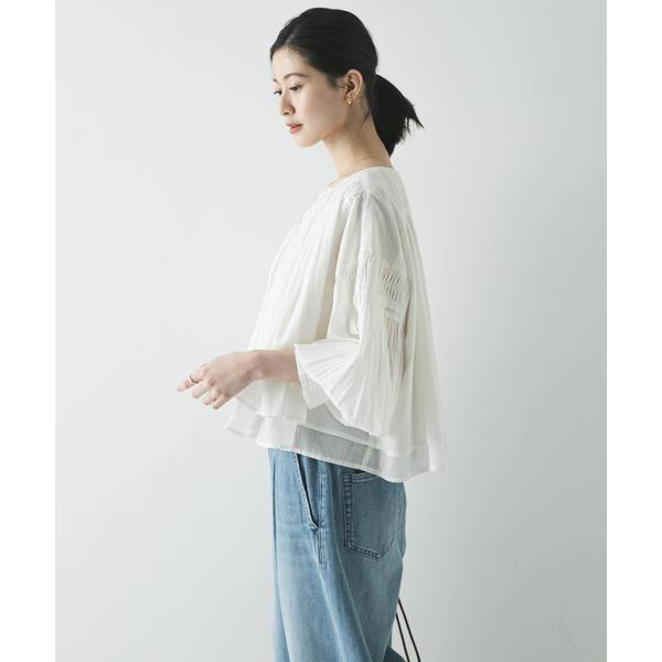 URBAN RESEARCH（アーバンリサーチ） コットンボイルギャザーショート