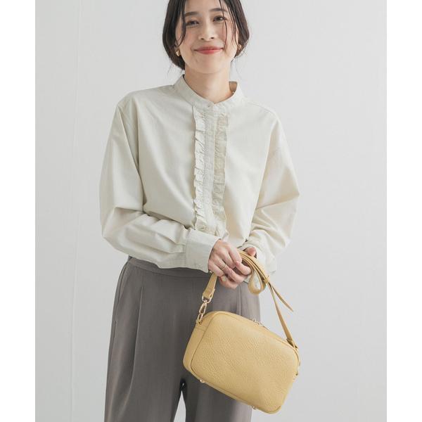 新品未使用　yori ヨリフロントフリルシャツ【2022SP】 yori(ヨリ)の「【2020AW】ノーカラーフリルシャツ」 - PARTE