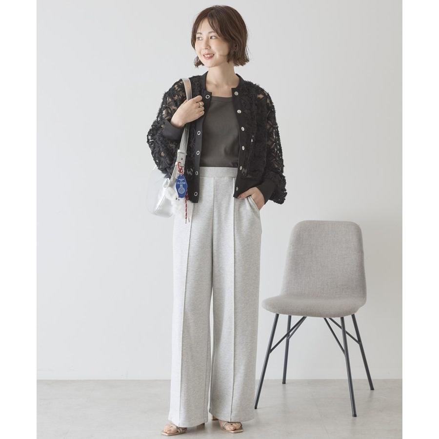 トマト　美品　alice+olivia お花のレース付きカーディガン KOBE LETTUCE（神戸レタス） カーディガン レディース きれいめ 花柄