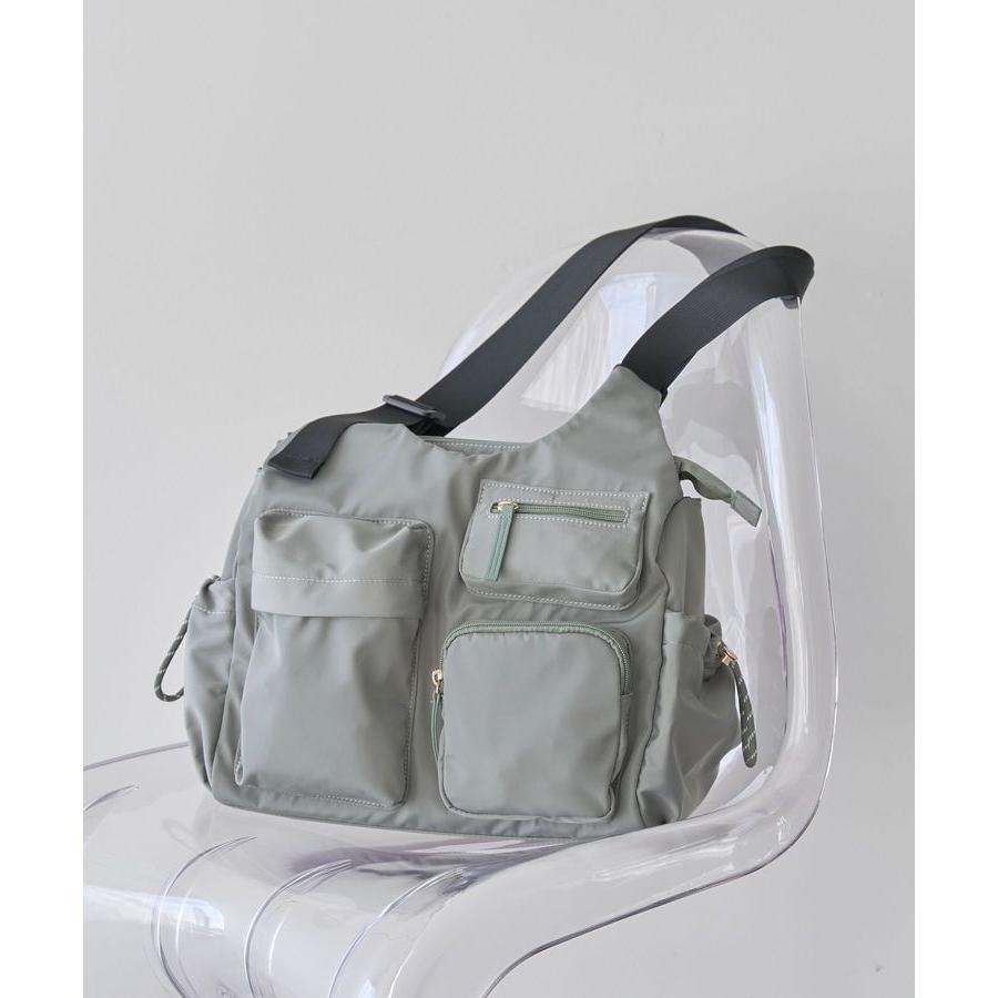 カーキ キャンバス 装備品ポーチ 10ポケット Green Parks（グリーンパークス） 【10ポケBag】収納アドバイザー監修