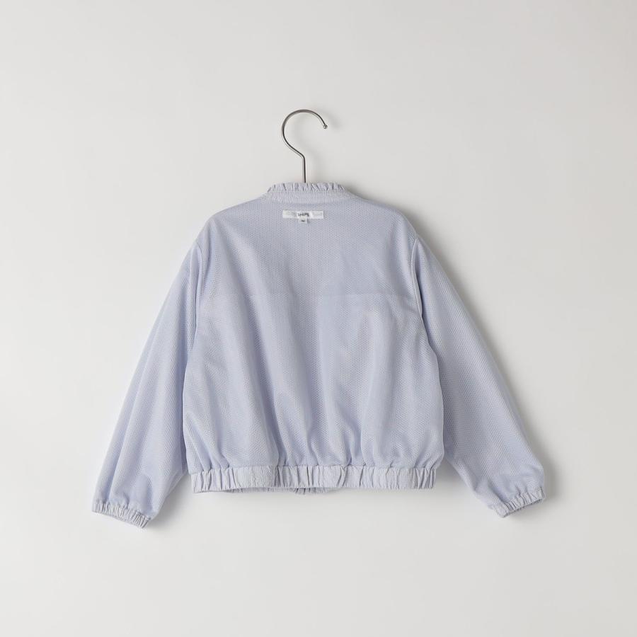SHIPS KIDS:80〜90cm / 〈UVカット〉ドライタッチ フリル ライト ブルゾンの画像