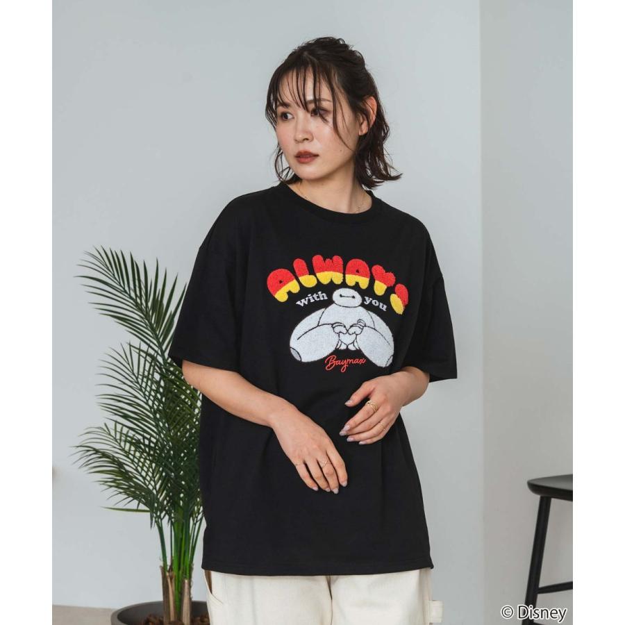 DISNEY/ディズニー】ベイマックス スティッチ サガラ刺繍Tシャツ