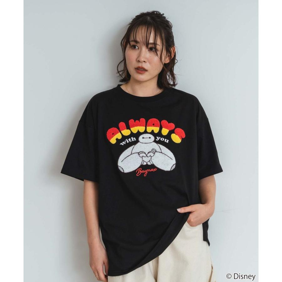 DISNEY/ディズニー】ベイマックス スティッチ サガラ刺繍Tシャツ