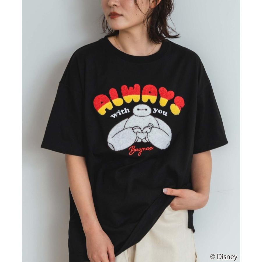 DISNEY/ディズニー】ベイマックス スティッチ サガラ刺繍Tシャツ