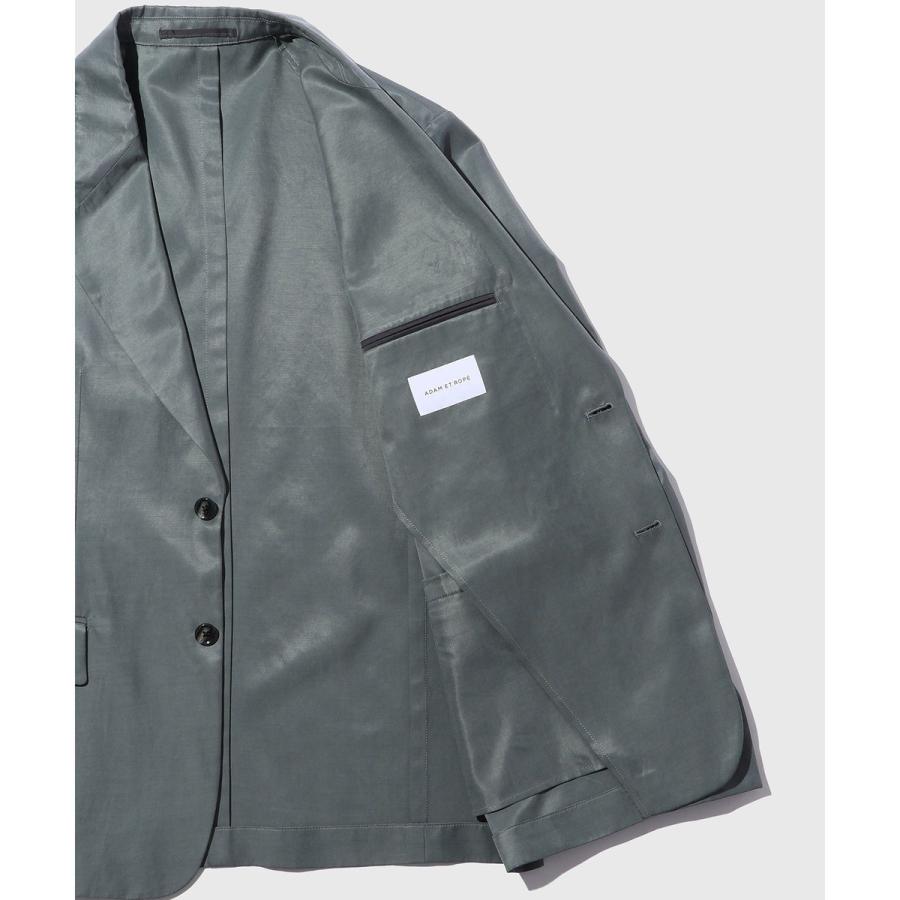 アダムエロペ　26ss コットンキュプラ シングルジャケット ADAM ET ROPE'（アダムエロペ） コットンキュプラ シングルジャケット
