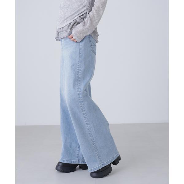 SOMETHING〉LISAワイドデニムパンツ XS別注 : マルイ(丸井)Yahoo!店
