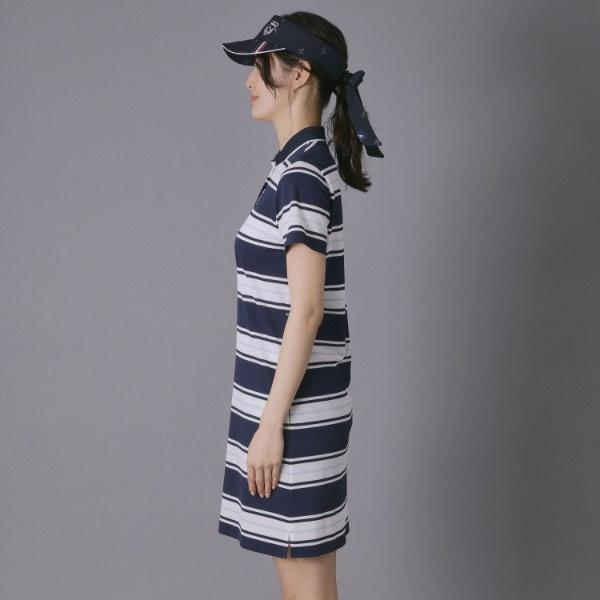 adabat（アダバット） 【ADABAT NAVY】UVカット ランダムボーダーポロ