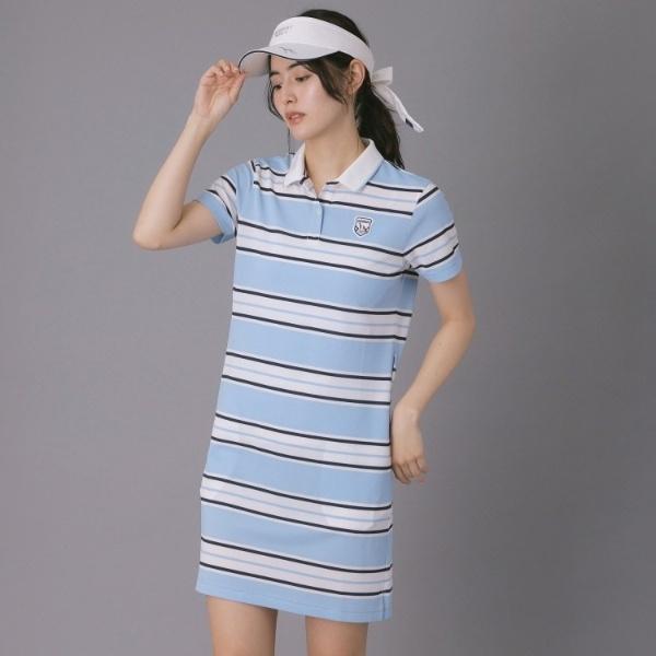 adabat（アダバット） 【ADABAT NAVY】UVカット ランダムボーダーポロ