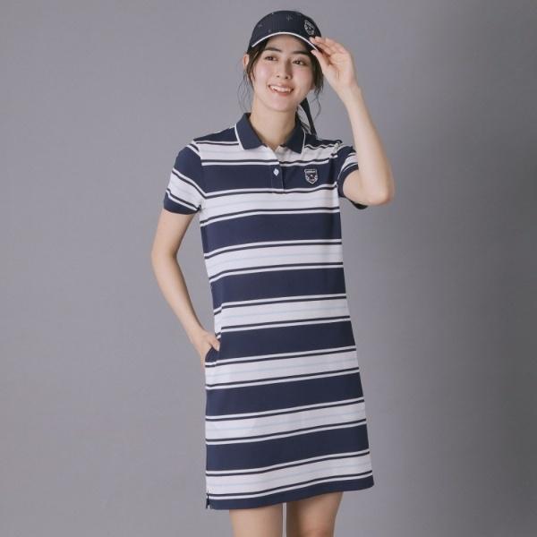 adabat（アダバット） 【ADABAT NAVY】UVカット ランダムボーダーポロ