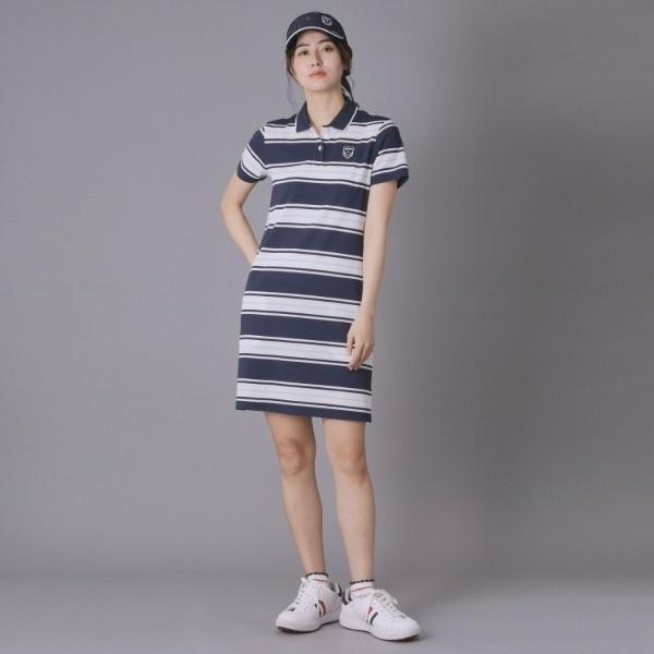 adabat（アダバット） 【ADABAT NAVY】UVカット ランダムボーダーポロ