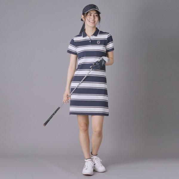 adabat（アダバット） 【ADABAT NAVY】UVカット ランダムボーダーポロ