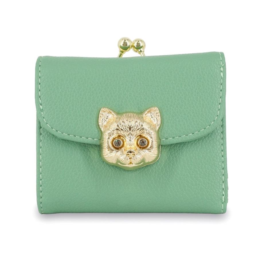 口金ミニ財布 PJA-W1382 3D CAT FACE ポールアンドジョーアクセソワ PAUL & JOE ACCESSOIRES 財布 レディース コンパクト 三つ折り財布 小さめ ブランド がま口 女性  牛革 小銭入れ 三つ折り ミニ財布 エナメル SMALL CAT FACE METAL 口金ミニ財布 PJA-W1162 （BEIGE） -  ファッション通販 d fashion