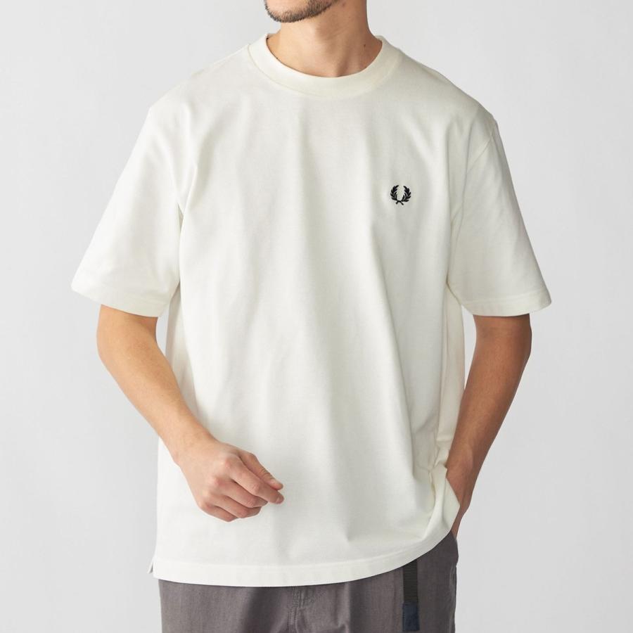 SHIPS（シップス） 【SHIPS別注】FRED PERRY: ワンポイントロゴ ピケ T