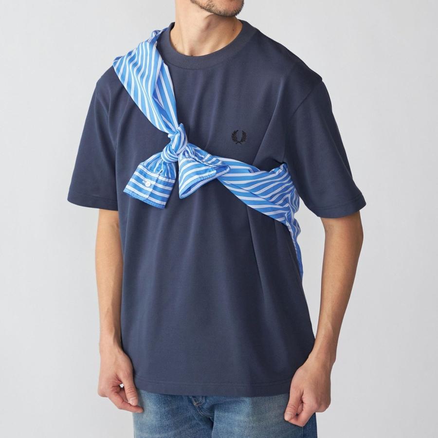 SHIPS（シップス） 【SHIPS別注】FRED PERRY: ワンポイントロゴ ピケ T