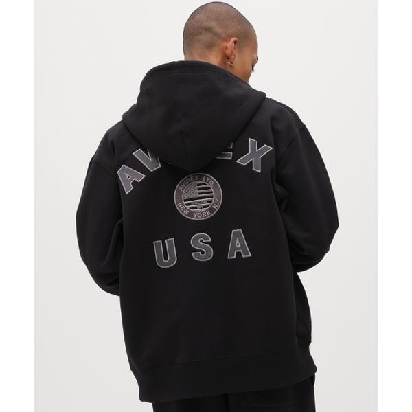 AVIREX（アヴィレックス） 《直営店限定》VARSITY FLAG ZIP PARKA 