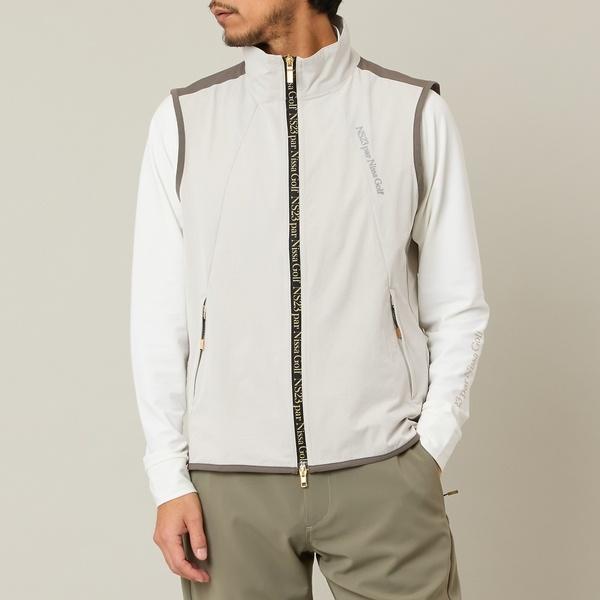 【Men's】バックロゴジップベストの画像