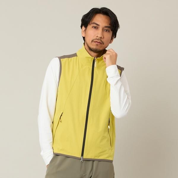 【Men's】バックロゴジップベストの画像
