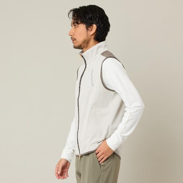 【Men's】バックロゴジップベストの画像