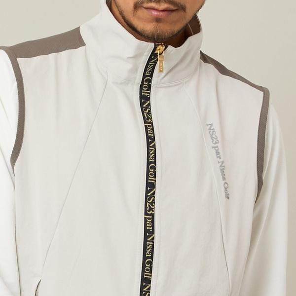 【Men's】バックロゴジップベストの画像