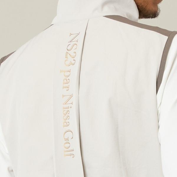 【Men's】バックロゴジップベストの画像